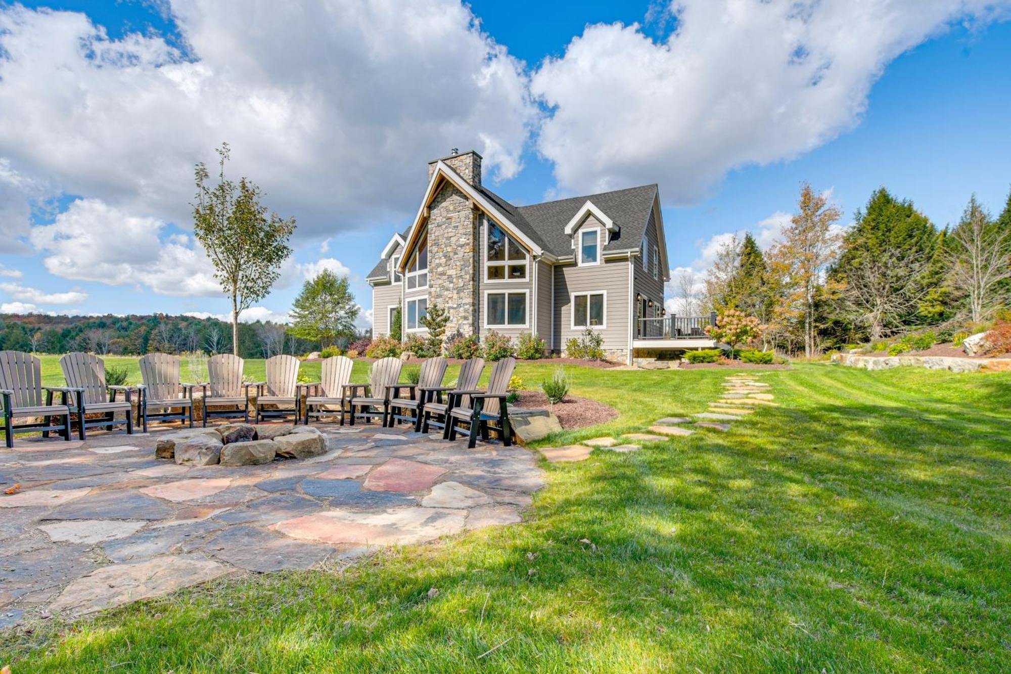 Spacious And Secluded Fire Pit